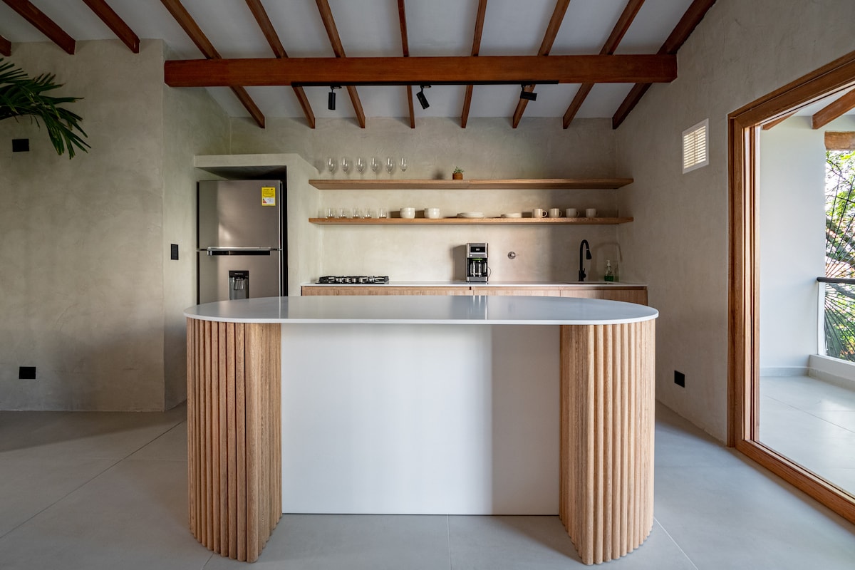 Casa bohemia con jacuzzi y azotea