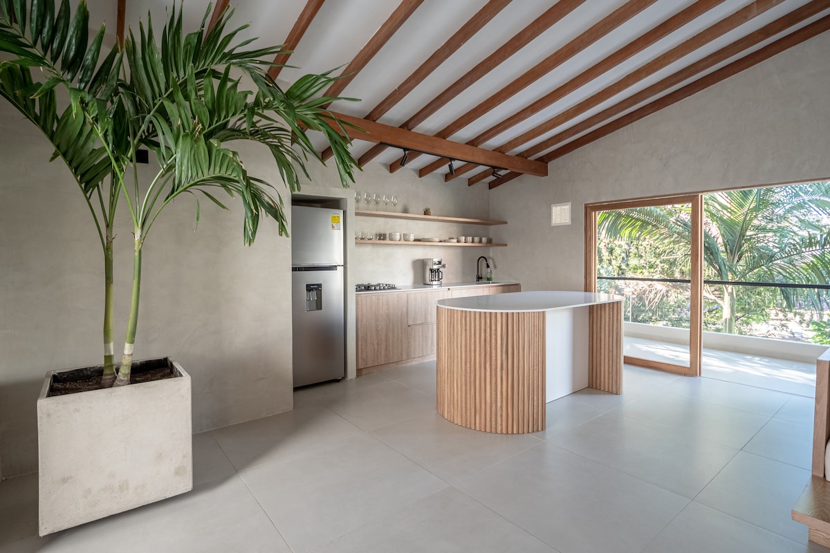 Casa bohemia con jacuzzi y azotea